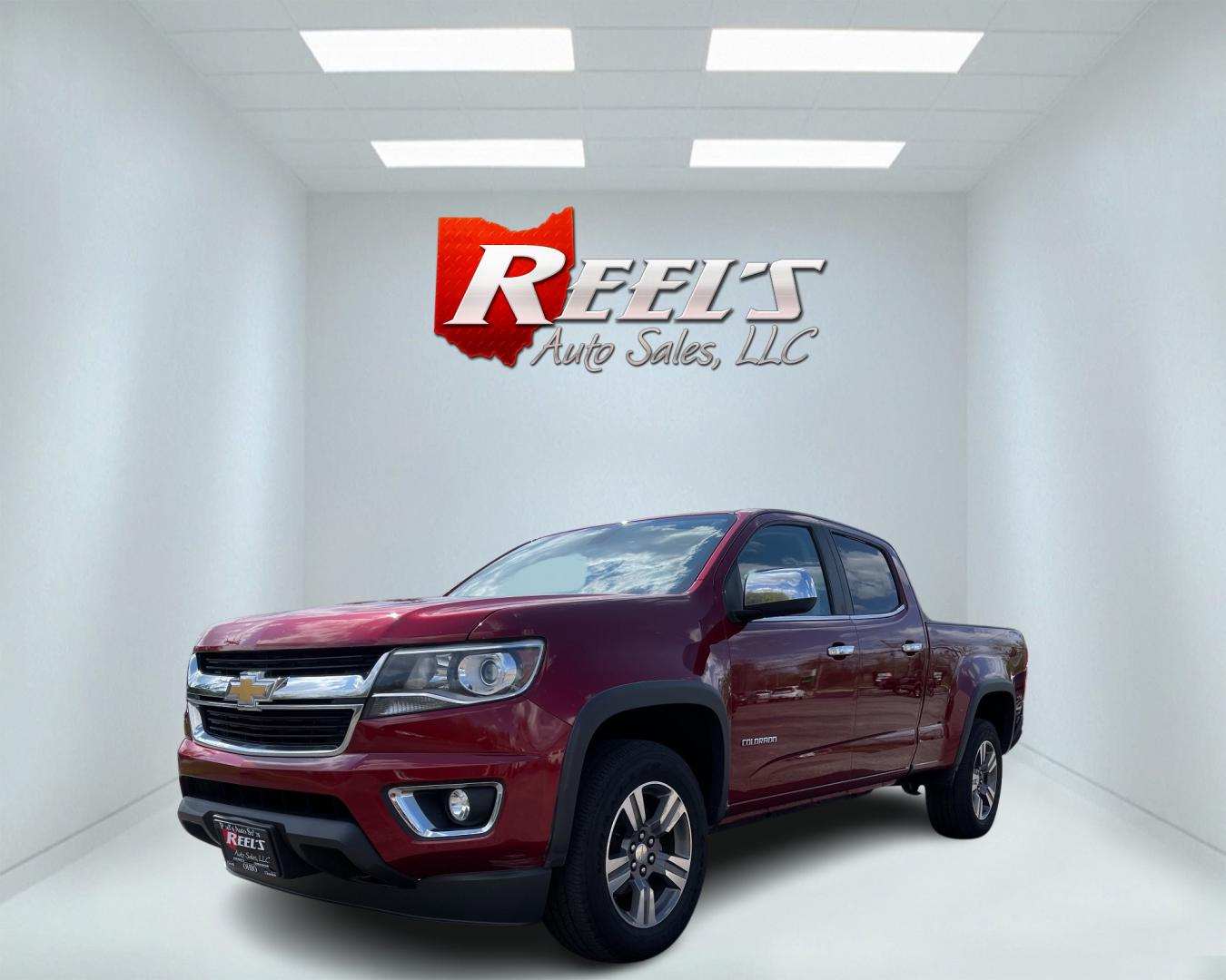 2018 Red /Black Chevrolet Colorado LT Crew Cab 4WD Long Box (1GCGTCENXJ1) with an 3.6L V6 DOHC 24V GAS engine, 8-Speed Automatic transmission, located at 547 E. Main St., Orwell, OH, 44076, (440) 437-5893, 41.535435, -80.847855 - This 2018 Chevrolet Colorado Crew Cab Long Bed LT 4WD is a sturdy and versatile mid-size truck that combines robust performance with comfort and modern technology. It is powered by a 3.6L V6 engine coupled with an 8-speed automatic transmission, capable of delivering efficient highway fuel economy o - Photo#0